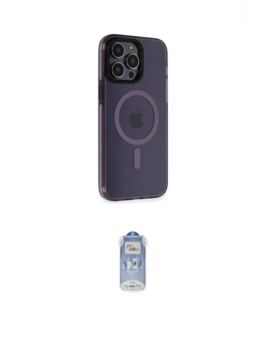 ieg™ iPhone 14 Pro Kılıf Yankı Işık Prime - Siyah Joko Magic 5D Cam