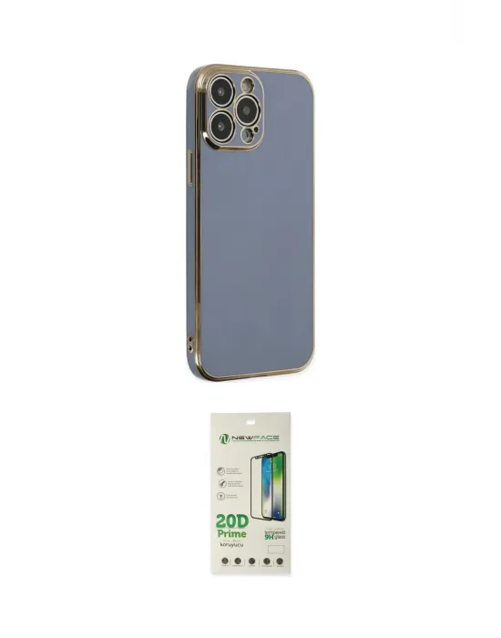 ieg™ iPhone 14 Pro Kılıf Yankı Serisi - Siyah 20D Premium Cam Ekran Koruyucu