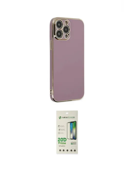 ieg™ iPhone 14 Pro Kılıf Yankı Serisi - Siyah 20D Premium Cam Ekran Koruyucu