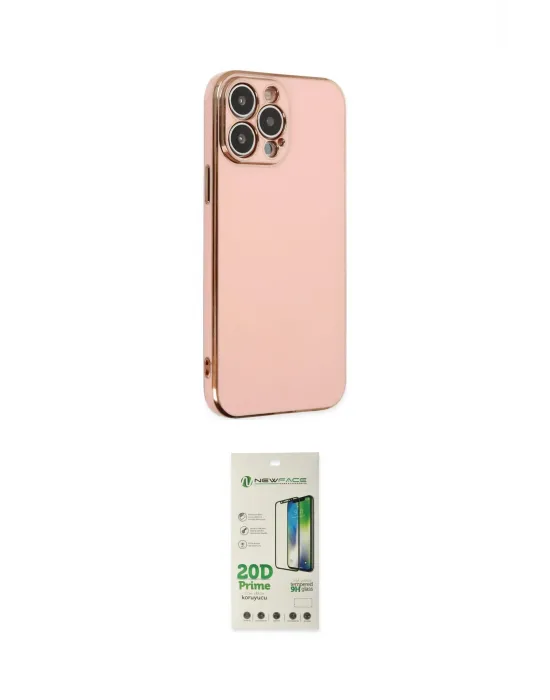 ieg™ iPhone 14 Pro Kılıf Yankı Serisi - Siyah 20D Premium Cam Ekran Koruyucu
