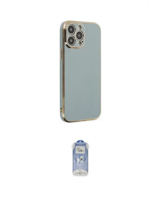 ieg™ iPhone 14 Pro Kılıf Yankı Serisi - Siyah Joko Magic 5D Cam