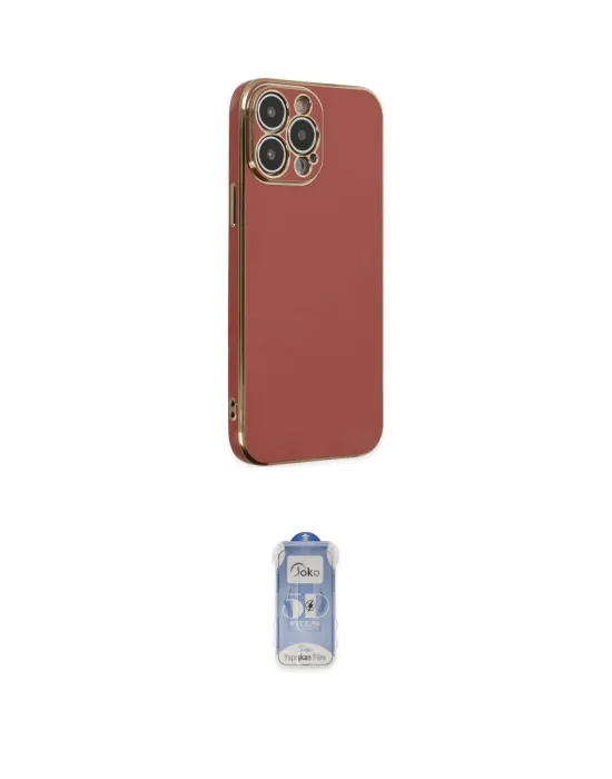 ieg™ iPhone 14 Pro Kılıf Yankı Serisi - Siyah Joko Magic 5D Cam