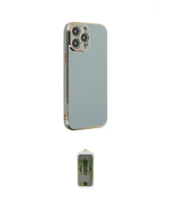 ieg™ iPhone 14 Pro Kılıf Yankı Serisi - Siyah Joko Magic 5D Hayalet Cam