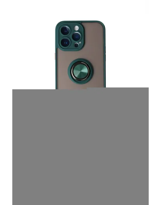 ieg™ iPhone 14 Pro Kılıf Yörünge Çizgi - Siyah Joko Magic 5D Cam