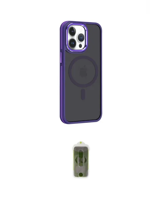 ieg™ iPhone 14 Pro Kılıf Yörünge Klasik - Siyah Joko Magic 5D Hayalet Cam