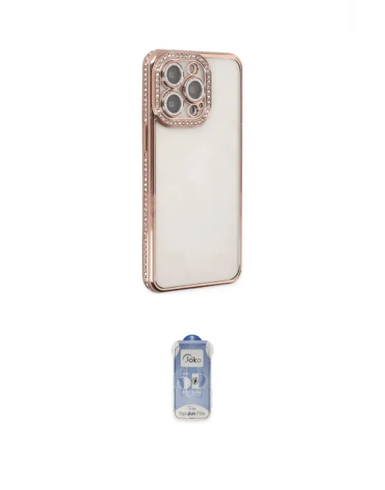 ieg™ iPhone 14 Pro Kılıf Yörünge Koleksiyonu - Siyah Joko Magic 5D Cam