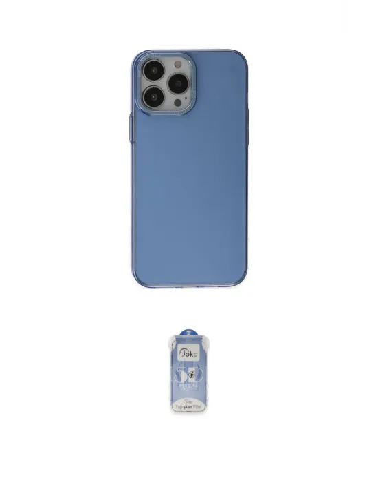ieg™ iPhone 14 Pro Kılıf Zirve Doku Koleksiyonu - Siyah Joko Magic 5D Cam
