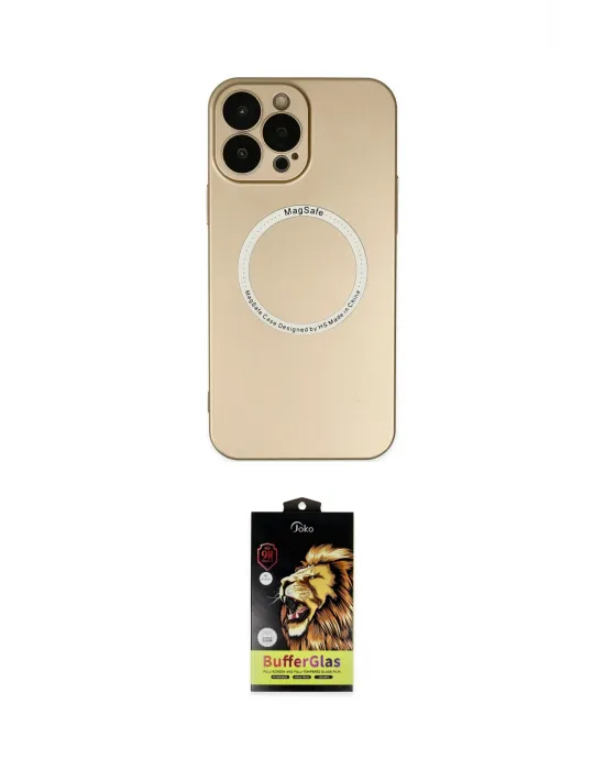ieg™ iPhone 14 Pro Kılıf Zirve Klasik Prime - Siyah Buffer Cam Ekran Koruyucu