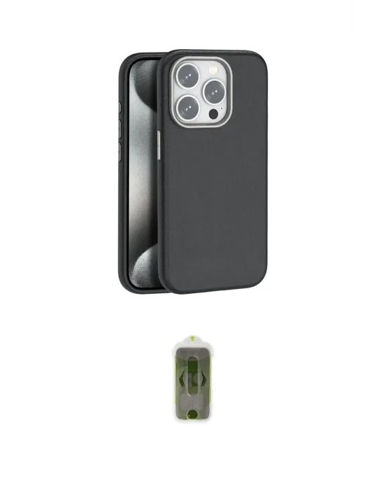 ieg™ iPhone 14 Pro Kılıf Zirve Modern Prime - Siyah Joko Magic 5D Hayalet Cam