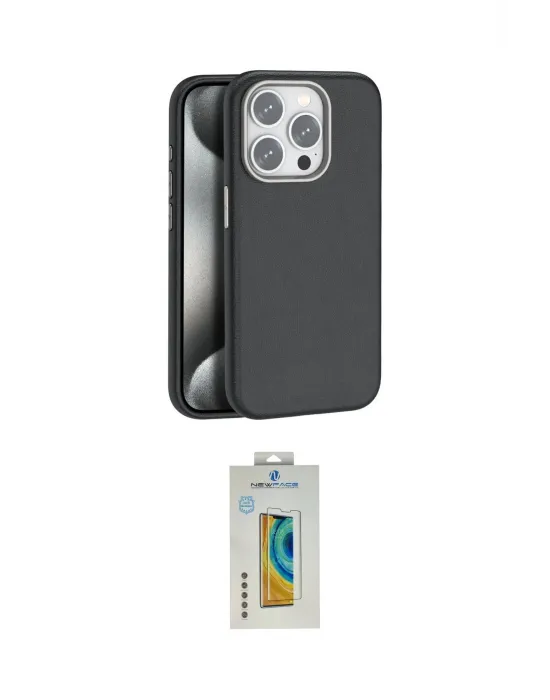 ieg™ iPhone 14 Pro Kılıf Zirve Modern Prime - Siyah Polymer Nano Ekran Koruyucu