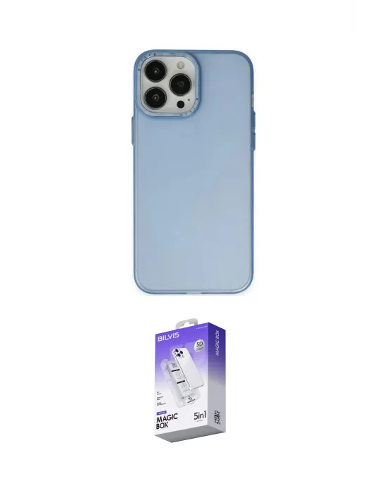 ieg™ iPhone 14 Pro Max Kılıf Ahenk Çizgi Prime - Siyah Bilvis 5in1 3D Magic Cam Ekran Koruyucu