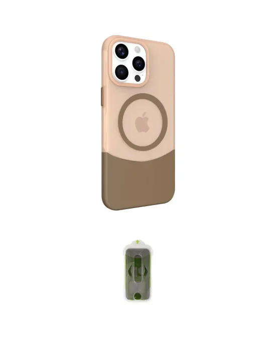 ieg™ iPhone 14 Pro Max Kılıf Çekirdek Asil Özel Seri - Siyah Joko Magic 5D Hayalet Cam