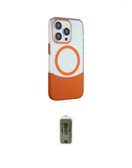 ieg™ iPhone 14 Pro Max Kılıf Çekirdek Asil Özel Seri - Siyah Joko Magic 5D Hayalet Cam