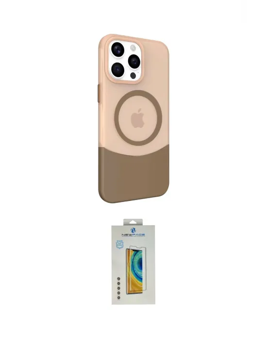 ieg™ iPhone 14 Pro Max Kılıf Çekirdek Asil Özel Seri - Siyah Polymer Nano Ekran Koruyucu