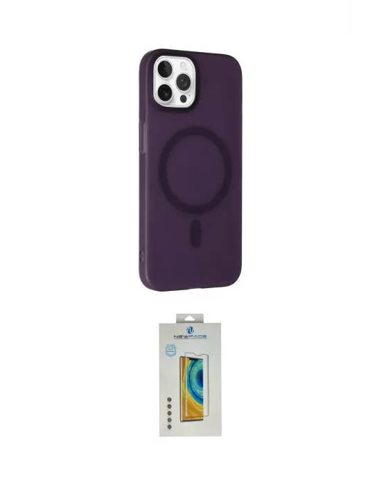 ieg™ iPhone 14 Pro Max Kılıf Çekirdek Modern Prime - Siyah Polymer Nano Ekran Koruyucu