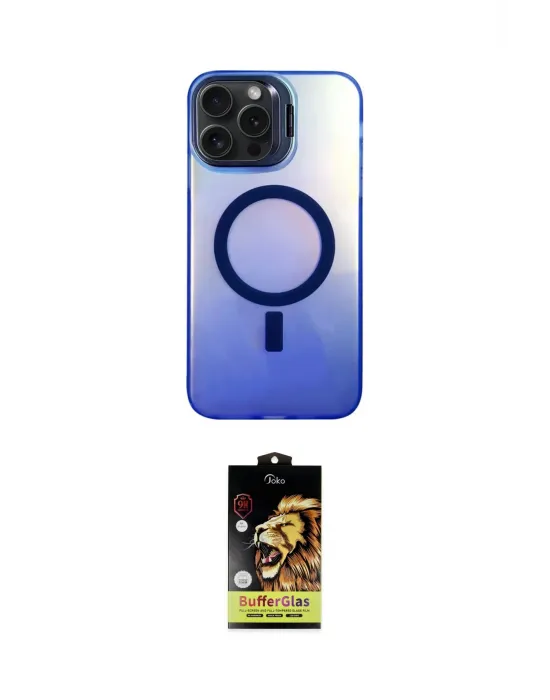ieg™ iPhone 14 Pro Max Kılıf Doruk Klasik Prime - Siyah Buffer Cam Ekran Koruyucu