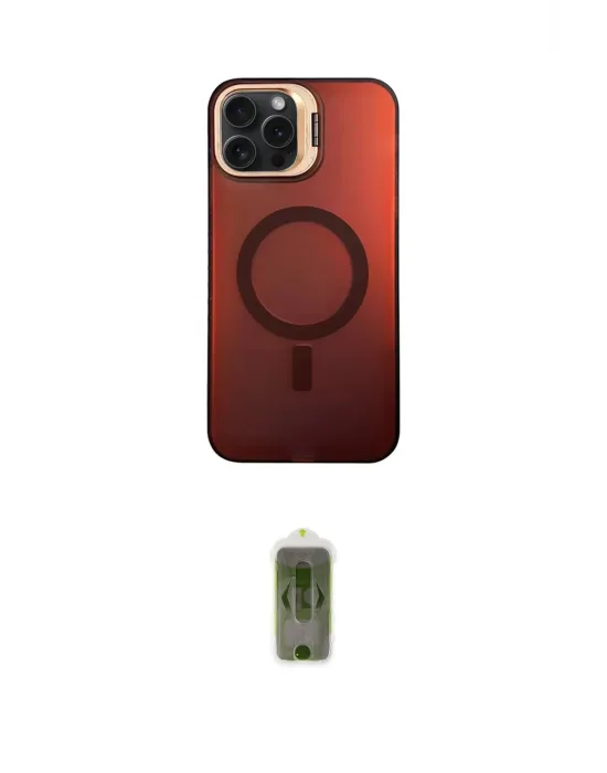 ieg™ iPhone 14 Pro Max Kılıf Doruk Klasik Prime - Siyah Joko Magic 5D Hayalet Cam
