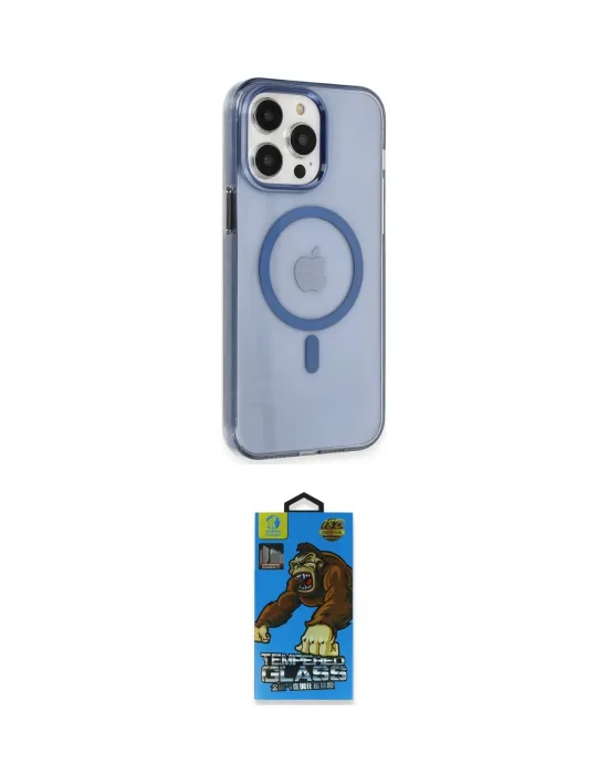ieg™ iPhone 14 Pro Max Kılıf Kıvılcım Asil Özel Seri - Siyah 18D Cam Ekran Koruyucu