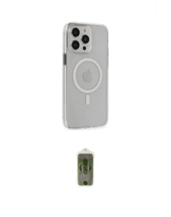 ieg™ iPhone 14 Pro Max Kılıf Kıvılcım Asil Özel Seri - Siyah Joko Magic 5D Hayalet Cam