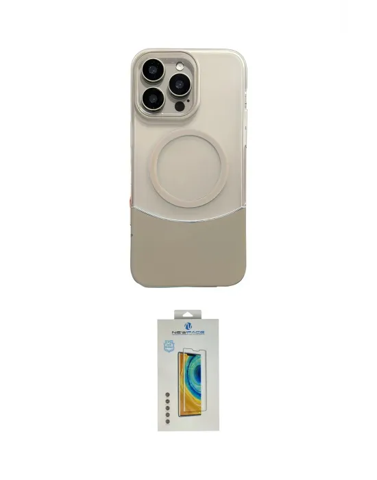 ieg™ iPhone 14 Pro Max Kılıf Kozmos Form Özel Seri - Siyah Polymer Nano Ekran Koruyucu