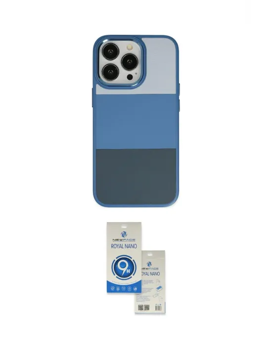ieg™ iPhone 14 Pro Max Kılıf Kutup Özel Seri - Şeffaf Royal Nano Ekran Koruyucu