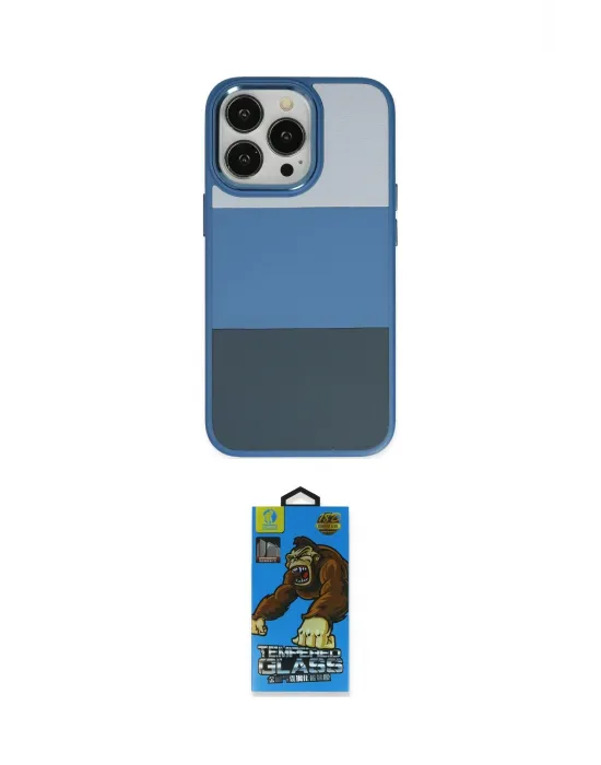 ieg™ iPhone 14 Pro Max Kılıf Kutup Özel Seri - Siyah 18D Cam Ekran Koruyucu