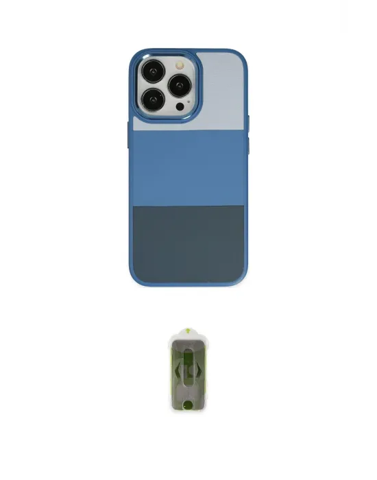 ieg™ iPhone 14 Pro Max Kılıf Kutup Özel Seri - Siyah Joko Magic 5D Hayalet Cam