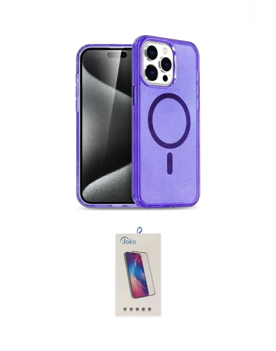 ieg™ iPhone 14 Pro Max Kılıf Nova Asil Prime - Siyah Joko 5D Cam