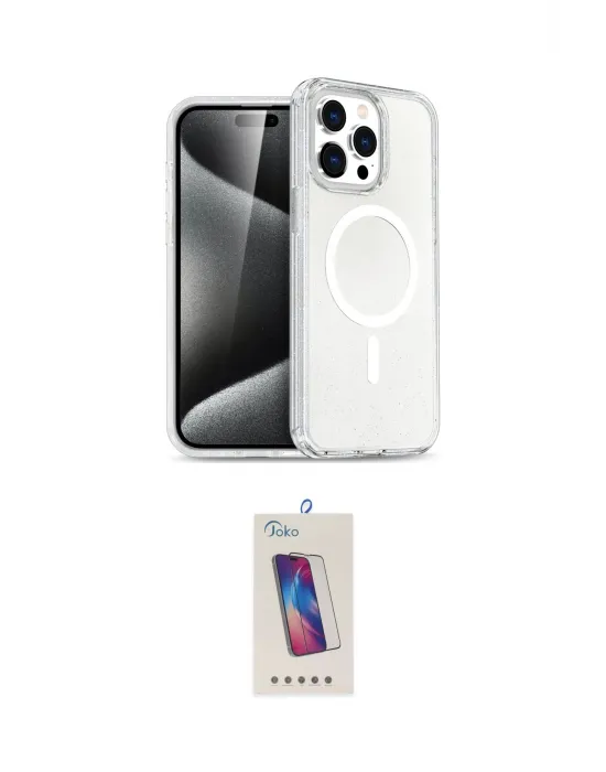 ieg™ iPhone 14 Pro Max Kılıf Nova Asil Prime - Siyah Joko 5D Cam