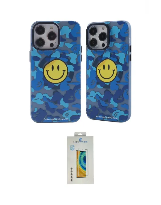 ieg™ iPhone 14 Pro Max Kılıf Nova Doku Koleksiyonu - Siyah Polymer Nano Ekran Koruyucu