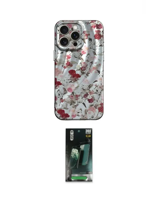 ieg™ iPhone 14 Pro Max Kılıf Nova Doku Prime - Şeffaf 360 Full Body Arka Koruyucu