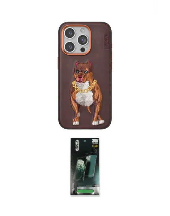 ieg™ iPhone 14 Pro Max Kılıf Nova Form Koleksiyonu - Şeffaf 360 Full Body Arka Koruyucu