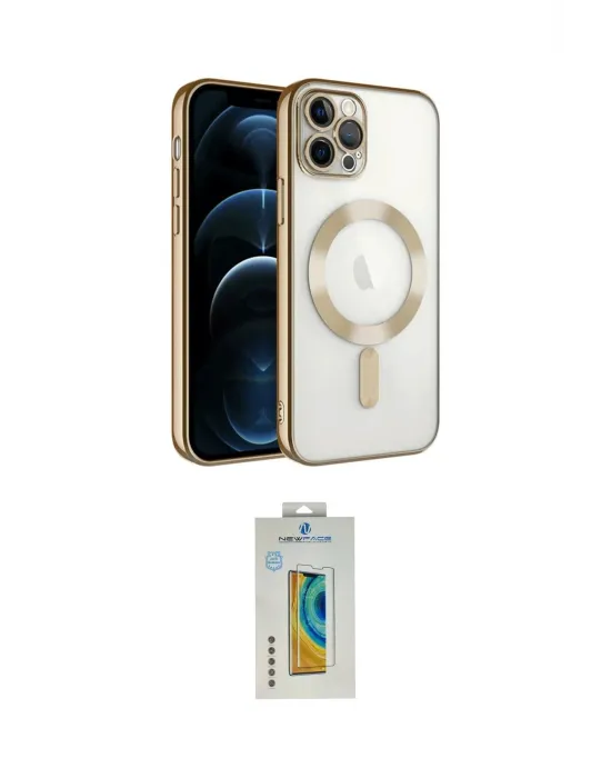 ieg™ iPhone 14 Pro Max Kılıf Nova Işık Özel Seri - Siyah Polymer Nano Ekran Koruyucu