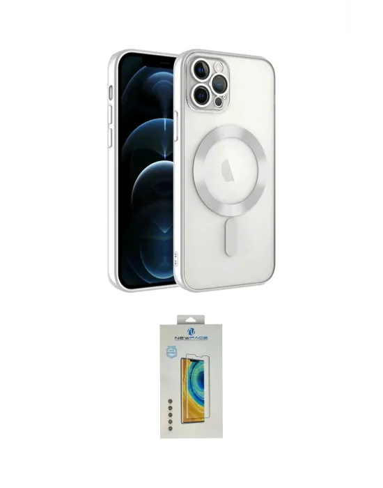 ieg™ iPhone 14 Pro Max Kılıf Nova Işık Özel Seri - Siyah Polymer Nano Ekran Koruyucu