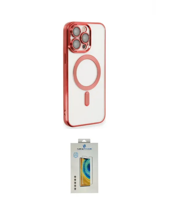 ieg™ iPhone 14 Pro Max Kılıf Nova Işık Özel Seri - Siyah Polymer Nano Ekran Koruyucu