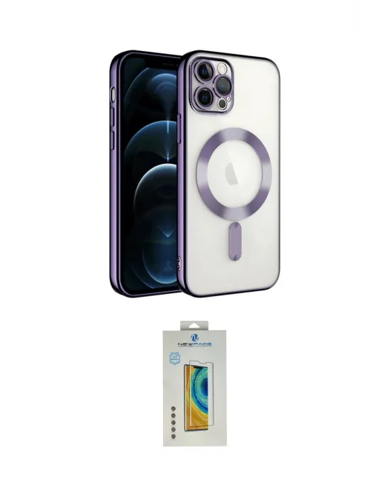 ieg™ iPhone 14 Pro Max Kılıf Nova Işık Özel Seri - Siyah Polymer Nano Ekran Koruyucu