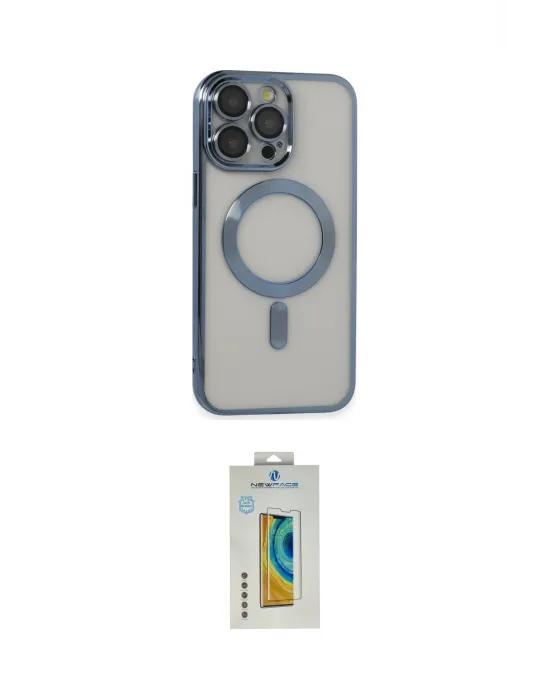 ieg™ iPhone 14 Pro Max Kılıf Nova Işık Özel Seri - Siyah Polymer Nano Ekran Koruyucu