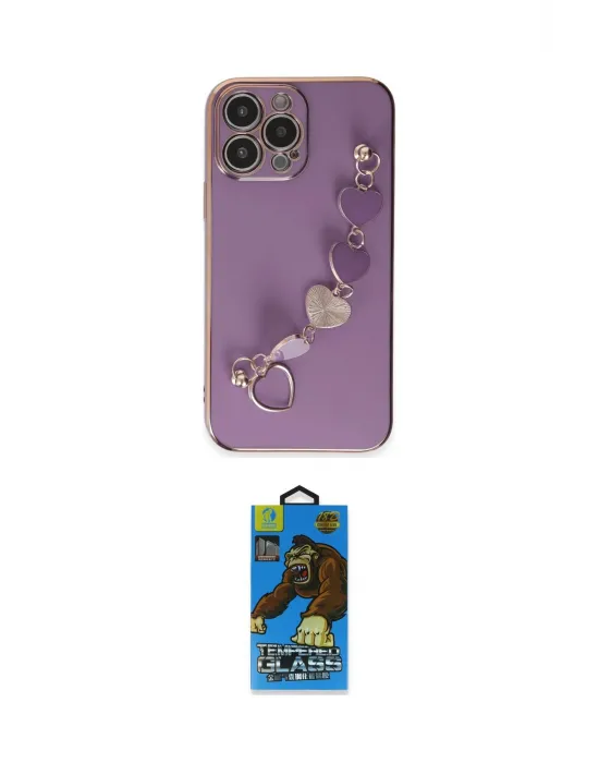 ieg™ iPhone 14 Pro Max Kılıf Nova Işık Prime - Siyah 18D Cam Ekran Koruyucu