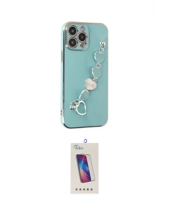 ieg™ iPhone 14 Pro Max Kılıf Nova Işık Prime - Siyah Joko 5D Cam