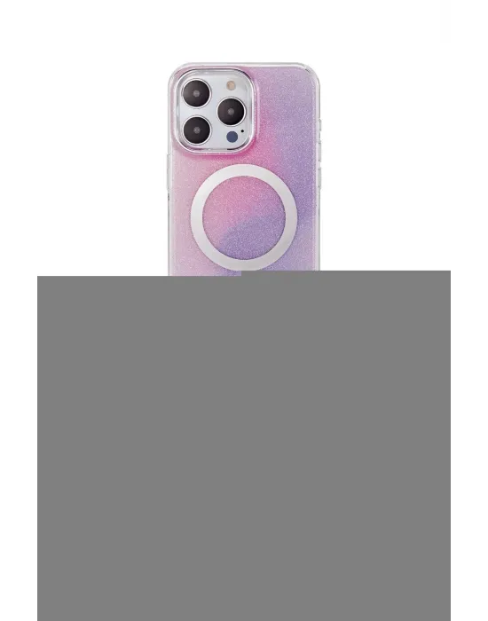 ieg™ iPhone 14 Pro Max Kılıf Pusula Form - Siyah Bilvis 5in1 5D Magic Hayalet Cam Ekran Koruyucu
