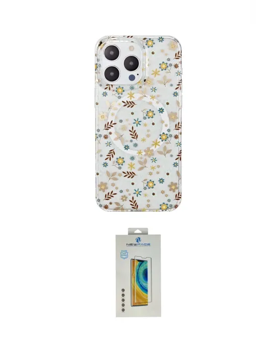 ieg™ iPhone 14 Pro Max Kılıf Pusula Form - Siyah Polymer Nano Ekran Koruyucu