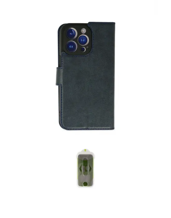 ieg™ iPhone 14 Pro Max Kılıf Siluet Işık Serisi - Siyah Joko Magic 5D Hayalet Cam