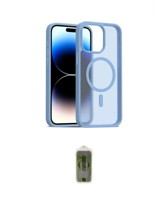 ieg™ iPhone 14 Pro Max Kılıf Siluet Minimal Prime - Siyah Joko Magic 5D Hayalet Cam