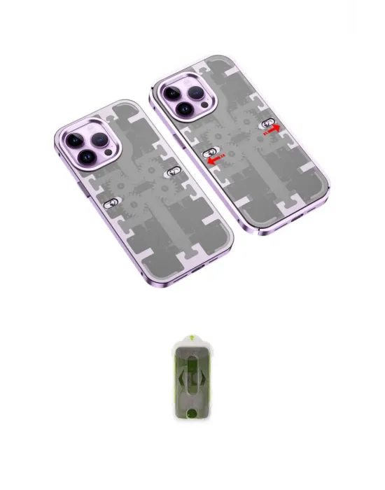 ieg™ iPhone 14 Pro Max Kılıf Ufuk Doku Prime - Siyah Joko Magic 5D Hayalet Cam
