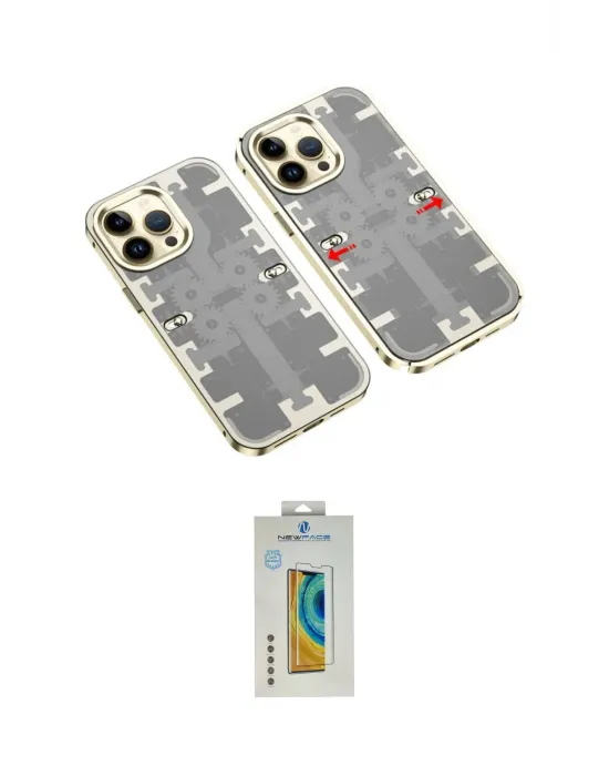 ieg™ iPhone 14 Pro Max Kılıf Ufuk Doku Prime - Siyah Polymer Nano Ekran Koruyucu