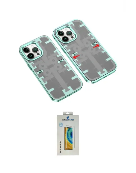 ieg™ iPhone 14 Pro Max Kılıf Ufuk Doku Prime - Siyah Polymer Nano Ekran Koruyucu