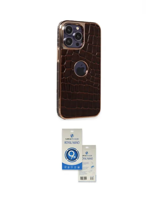 ieg™ iPhone 14 Pro Max Kılıf Ufuk Form Prime - Şeffaf Royal Nano Ekran Koruyucu