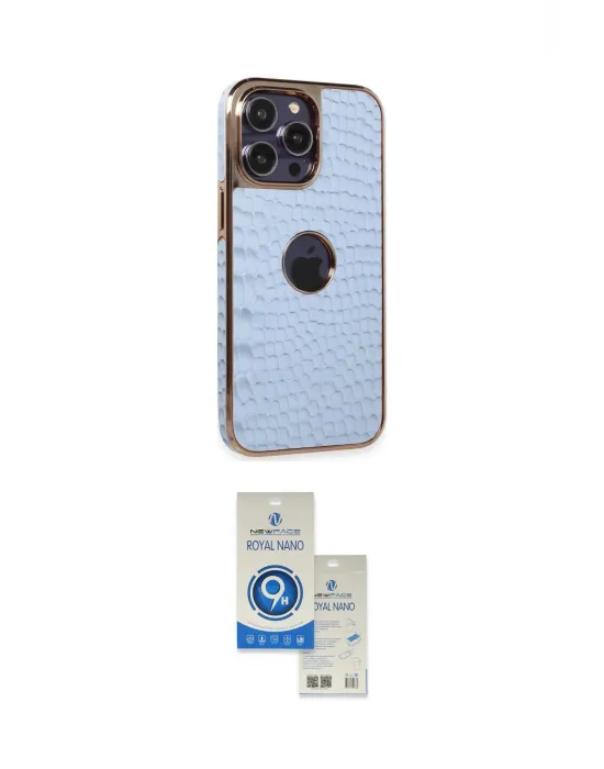 ieg™ iPhone 14 Pro Max Kılıf Ufuk Form Prime - Şeffaf Royal Nano Ekran Koruyucu