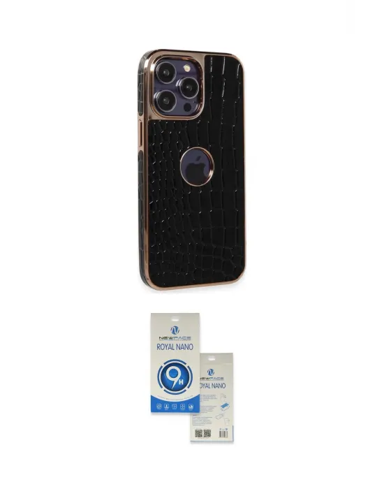 ieg™ iPhone 14 Pro Max Kılıf Ufuk Form Prime - Şeffaf Royal Nano Ekran Koruyucu