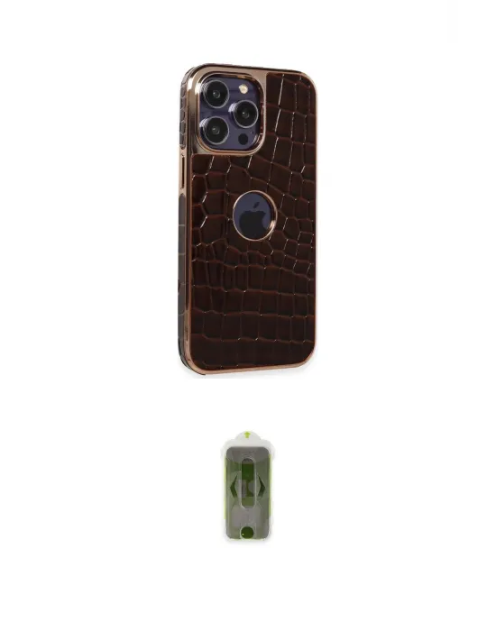 ieg™ iPhone 14 Pro Max Kılıf Ufuk Form Prime - Siyah Joko Magic 5D Hayalet Cam